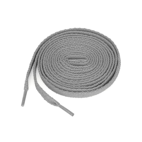 INSPIRE CHIC Unisex 5 Pairs High Durability Athletic Flat Shoelaces for Sneakers Light Gray 150 cm/59"