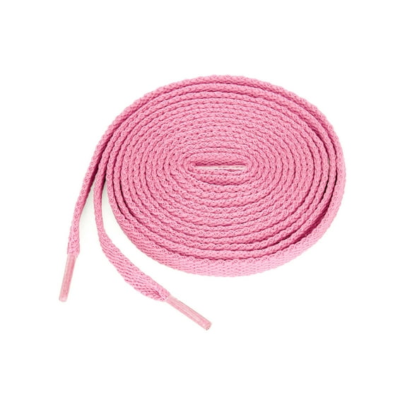 INSPIRE CHIC Unisex 5 Pairs High Durability Athletic Flat Shoelaces for Sneakers Light Pink 150 cm/59"