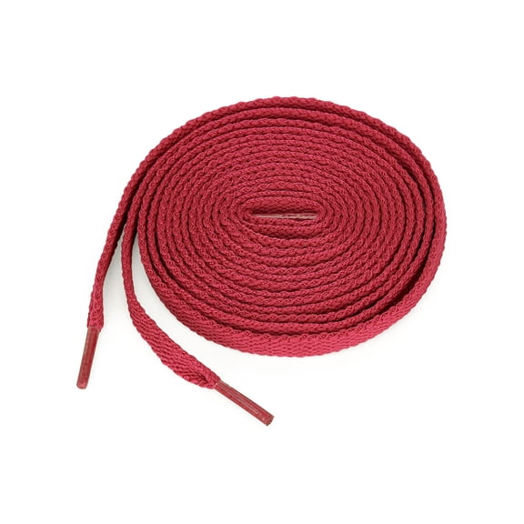 INSPIRE CHIC Unisex 5 Pairs High Durability Athletic Flat Shoelaces for Sneakers Red 160 cm/63"