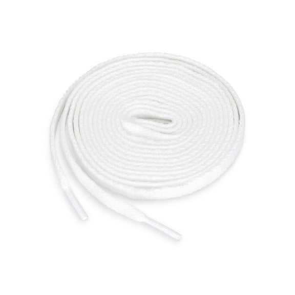 INSPIRE CHIC Unisex 5 Pairs High Durability Athletic Flat Shoelaces for Sneakers White 100 cm/39.5"
