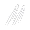 thumbnail image 1 of INSPIRE CHIC 1 Pair Athletic Flat Shoelaces Shoe Lace Sports Shoestrings Replacement for Sneakers White 112 x 0.8cm/44.1" x 0.3"(L*W), 1 of 3