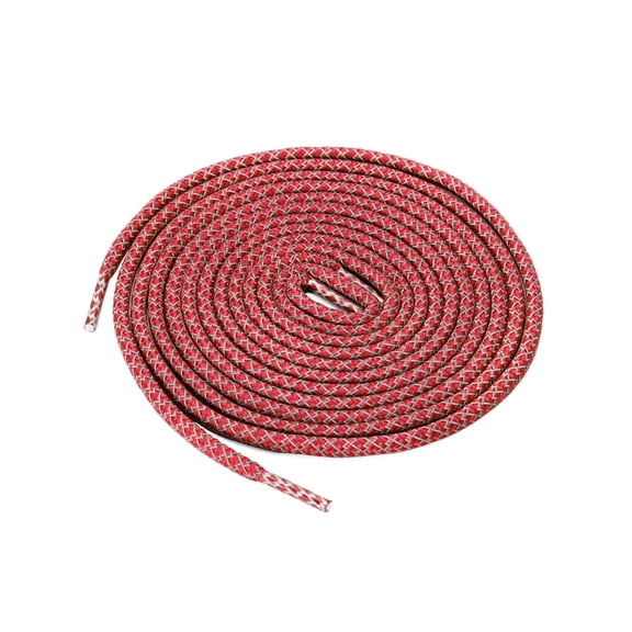 INSPIRE CHIC 2 Pairs Athletic Unisex Elastic Reflective Round Shoelaces for Sneakers Red 140 cm/55"