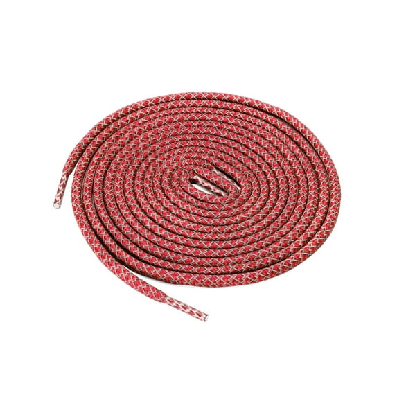INSPIRE CHIC 2 Pairs Athletic Unisex Elastic Reflective Round Shoelaces for Sneakers Red 160 cm/63"
