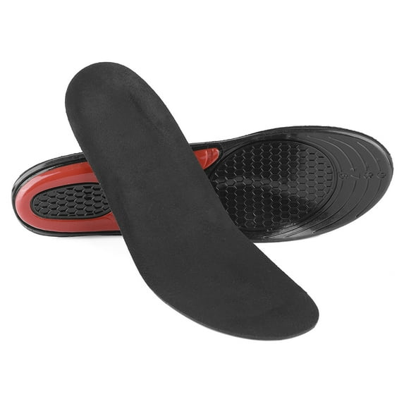 INSPIRE CHIC Unisex Athletic Running Shoes Replacement Insoles Black US W8/M7