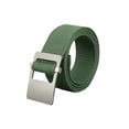 thumbnail image 1 of INSPIRE CHIC Unisex Canvas Web Belt with Metal Slide Buckle Width 1 1/2" Army Green - Flat Buckle, 1 of 5