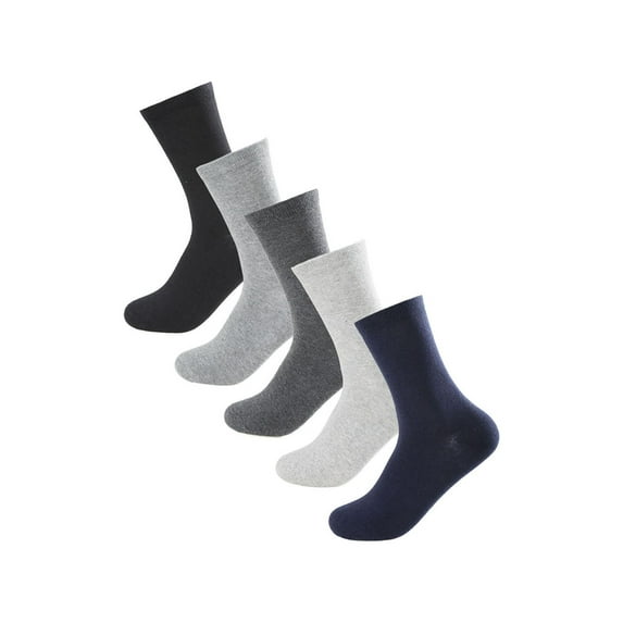 Allegra K Unisex Comfort Blend Athletic Crew Socks 5 Pairs