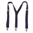 thumbnail image 1 of INSPIRE CHIC Unisex Elastic Band Y Back Metal Clamp Adjustable Suspender For Costume One Size(1 Pcs) Purple, 1 of 2