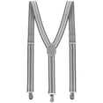 thumbnail image 1 of INSPIRE CHIC Unisex Elastic Y Shape Adjustable Printed Suspenders Gray 79 x 2.5cm/31 1/8 x 1 inches, 1 of 5