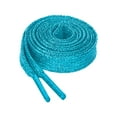 thumbnail image 1 of INSPIRE CHIC Unisex Glitter Shiny Metallic Sparkling Flat Sneakers Shoelace 140cm/55.12" Blue, 1 of 5