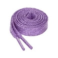 thumbnail image 1 of INSPIRE CHIC Unisex Glitter Shiny Metallic Sparkling Flat Sneakers Shoelace 60cm/23.62" Light Purple, 1 of 4