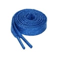 thumbnail image 1 of INSPIRE CHIC Unisex Glitter Shiny Metallic Sparkling Flat Sneakers Shoelace 60cm/23.62" Royal Blue, 1 of 6