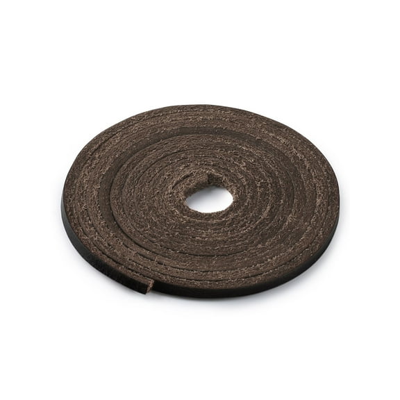 INSPIRE CHIC Unisex Leather Boot Shoelaces for Boat Shoes Square Shoe Lacing 120cm/47.24" Coffee