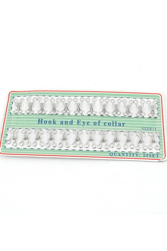 Unisex Metal Hook Eyes Clasp Sewing On Garment Button