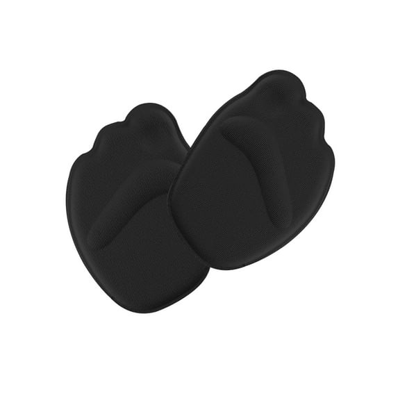 INSPIRE CHIC Metatarsal Pad for Women Memory Foam High Heel Cushions Sponge Insoles Black 4 Pairs (8 pcs )