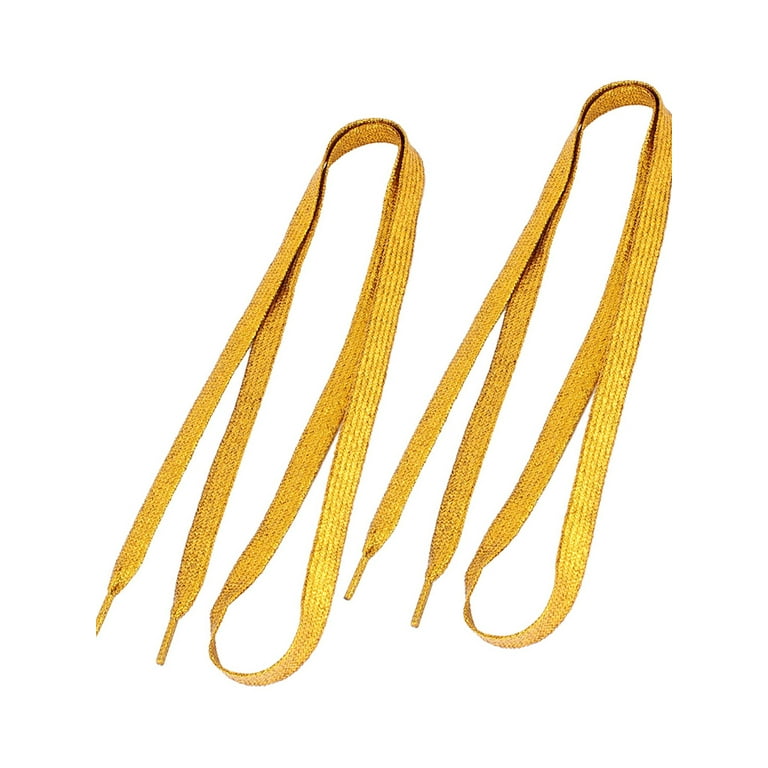 Gold shoelaces best sale walmart