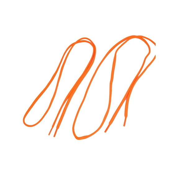 INSPIRE CHIC Unisex Plastic Tip Round Shoelaces Sneakers Strings Cords Orange 110 x 0.6cm/43" x 0.24"(L*W)