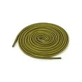 thumbnail image 1 of INSPIRE CHIC Unisex Round Rope Dual Colored Striped 1/5 Thick Boot Shoelace 3 Pairs 120cm / 47.24" Gold Yellow Coffee, 1 of 4