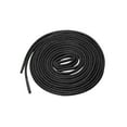 thumbnail image 1 of INSPIRE CHIC Unisex Waxed Solid Round Shoelaces 2 Pairs Oxford Shoestrings for Dress Shoes Boots Black 90cm / 35.43", 1 of 7