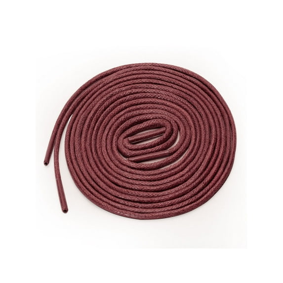 INSPIRE CHIC Unisex Waxed Solid Round Shoelaces 2 Pairs Oxford Shoestrings for Dress Shoes Boots Fuchsia 160cm / 62.99"