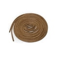 thumbnail image 1 of INSPIRE CHIC Unisex Waxed Solid Round Shoelaces 2 Pairs Oxford Shoestrings for Dress Shoes Boots Yellow Brown 80cm / 31.49", 1 of 5