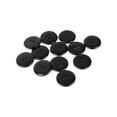 thumbnail image 1 of INSPIRE CHIC Unisex Rounded Plastic 2 Holes Sewing Clothing Buttons Black, 1 of 1