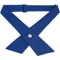 thumbnail image 1 of INSPIRE CHIC Unisex School Uniform Solid Adjustable Button Criss-Cross Bow Tie Blue One Size, 1 of 6