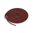 thumbnail image 1 of INSPIRE CHIC Unisex Thick Solid Color Round Shoelaces for Leather Boots Rust Red 160 cm/63", 1 of 4