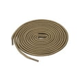 thumbnail image 1 of INSPIRE CHIC Unisex Thick Solid Color Round Shoelaces for Leather Boots Yellow Brown 160 cm/63", 1 of 4