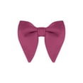 thumbnail image 1 of INSPIRE CHIC Unisex Velvet Pre-tied Bow Ties Formal Solid Bowties Neckwear Rose Red, 1 of 5