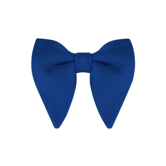 INSPIRE CHIC Unisex Velvet Pre-tied Bow Ties Formal Solid Bowties Neckwear Royal Blue