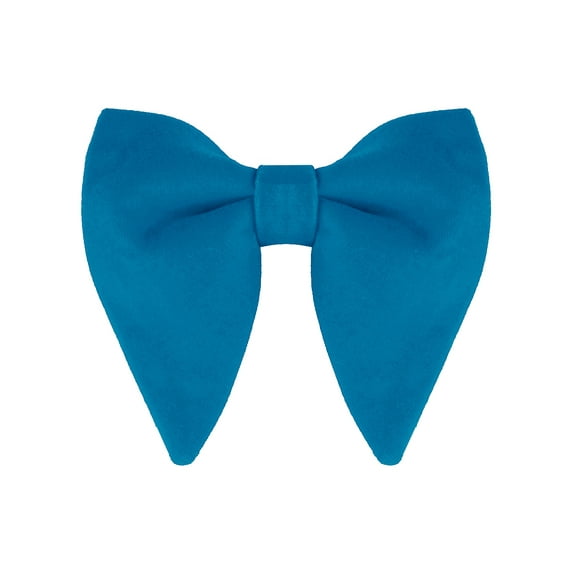 INSPIRE CHIC Unisex Velvet Pre-tied Bow Ties Formal Solid Bowties Neckwear Blue