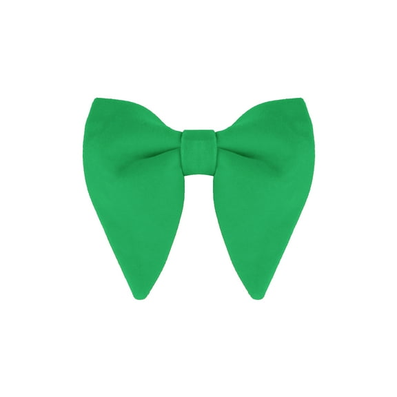 INSPIRE CHIC Unisex Velvet Pre-tied Bow Ties Formal Solid Bowties Neckwear Green