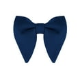 thumbnail image 1 of INSPIRE CHIC Unisex Velvet Pre-tied Bow Ties Formal Solid Bowties Neckwear Deep Blue, 1 of 5