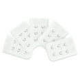 thumbnail image 1 of INSPIRE CHIC Women's 3 Rows 2 Hooks Underwear Bra Extender Brassiere Extension Hooks Strap Adapter White-3 5, 1 of 5