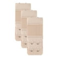 thumbnail image 1 of INSPIRE CHIC Women 3Pcs Strechy Bra Extender 2x2/2x3/2x4 Hooks Elastic Back Bra Extension, 1 of 6