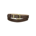 thumbnail image 1 of INSPIRE CHIC Women PU Leather Belts Bronze Metal Pin Buckle Thin Waist Belts for Jeans Dress, 1 of 4