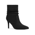 thumbnail image 1 of BLISSFUL STEP Women Pointy Toe Stiletto Heels Ankle Boots Black 7, 1 of 7