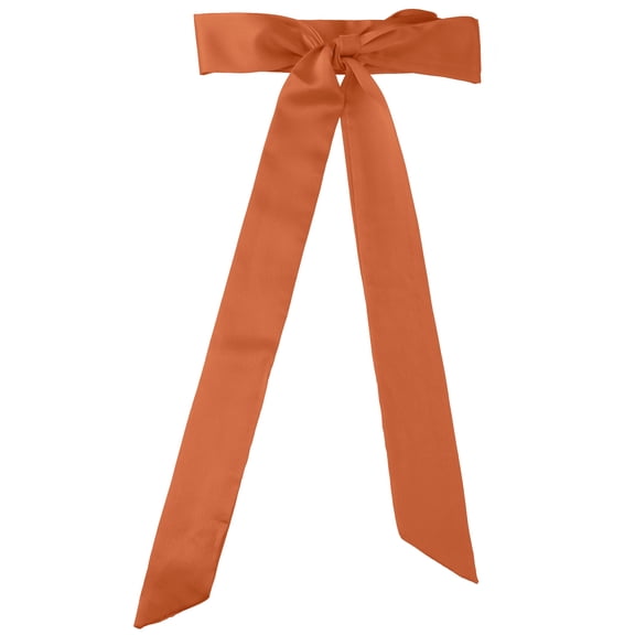 INSPIRE CHIC Women Skinny Scarf Solid Color Pure Long Scarves Neckerchief