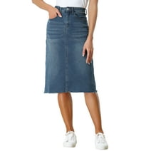 XIUH Flowy Skirt Womens High Quality Pleated Gauze Knee Length Skirt ...