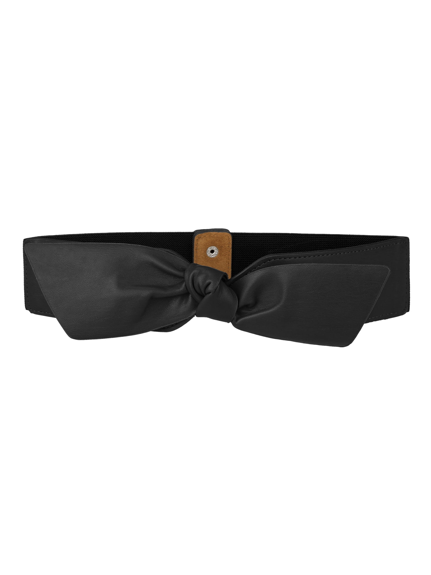INSPIRE CHIC Women Wide Elastic Waist Belts Bow Knot Belts 