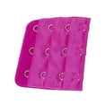 thumbnail image 1 of INSPIRE CHIC Women's 3 Hook 3 Row Bra Extenders Stretchy Bra Strap Buckle Hooks Bra Band Fuchisa 5, 1 of 2