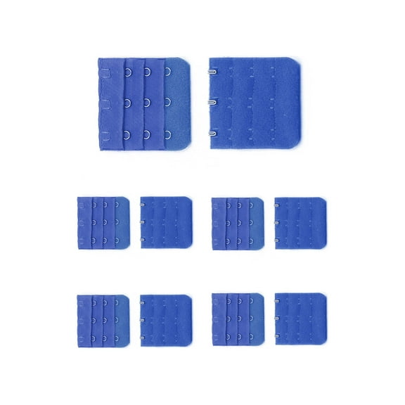 INSPIRE CHIC Women's 3 Rows 3 Hooks Adjustable Strap Extender Bra Buckle