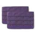 thumbnail image 1 of INSPIRE CHIC Women's 3 Rows 4 Hooks Bra Extenders Straps Extension Purple 3 Rows 4 Hooks 2 Pcs, 1 of 5
