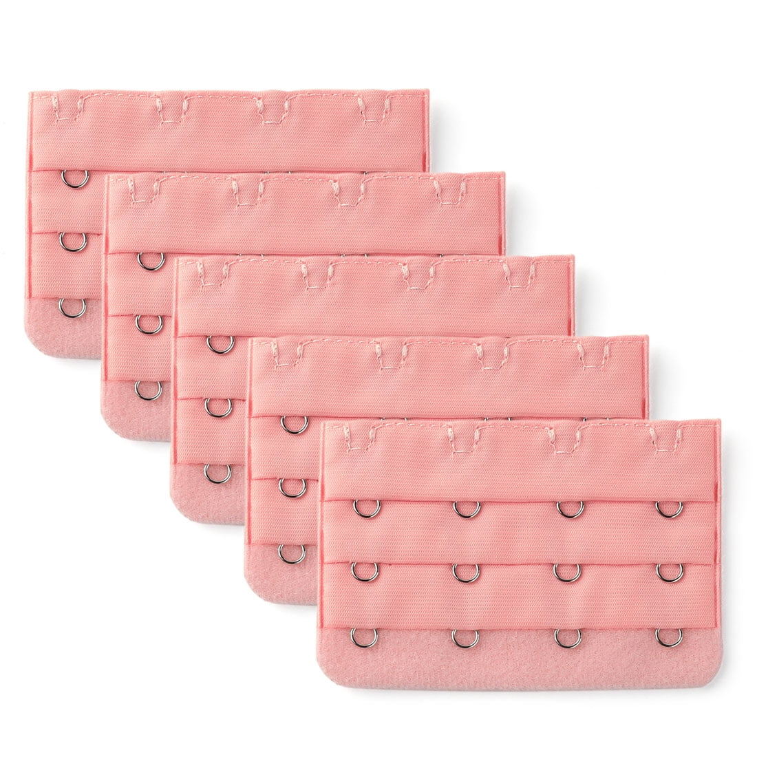 Allegra K Women's 3 Rows 4 Hooks Bra Extenders Straps Extension