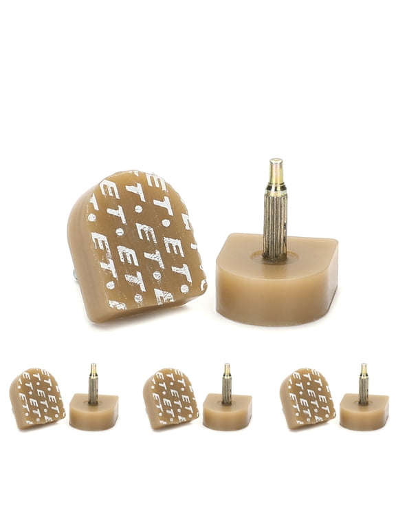 Plastic Shoes High Heel Tips for Women 8 PCS Replacement Beige 1.8 x 1.5 x 2cm