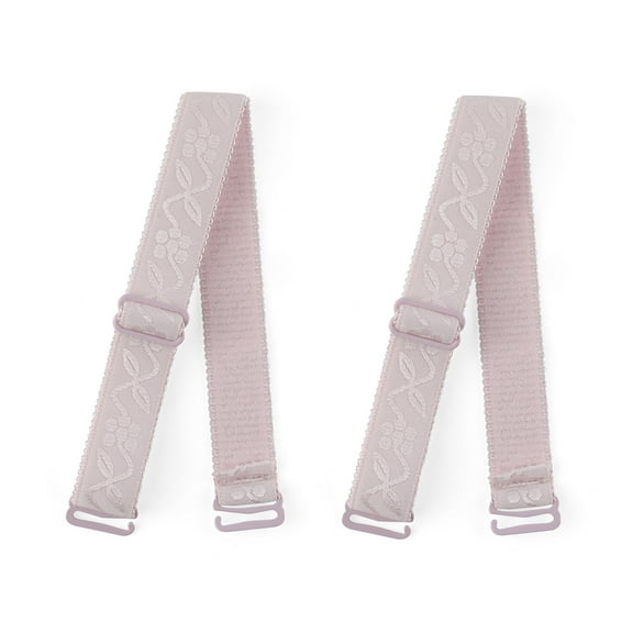 INSPIRE CHIC Women's Adjustable Bra Straps Floral Fashion Elastic Bra Band Pink-Flower Pattern