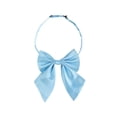 thumbnail image 1 of INSPIRE CHIC Women's Adjustable Solid Pre-Tied Bowknot Self Halter Neck Bow Tie Sky Blue 13*16cm/5.12"*6.30", 1 of 5