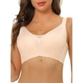 thumbnail image 1 of Allegra K Women's Adjustable Straps Minimizer Full Coverage Mesh Underwire Bra, 1 of 4