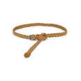 thumbnail image 1 of INSPIRE CHIC Women's Adjustable Thin Braided Rope Faux Leather Belts Khaki 24-35.8" waist, 1 of 5