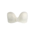thumbnail image 1 of INSPIRE CHIC Women's Anti-Slip Push Up Wedding Underwire Bridal Balconette Strapless Bra Cream 34B fit 30A 30B, 1 of 4